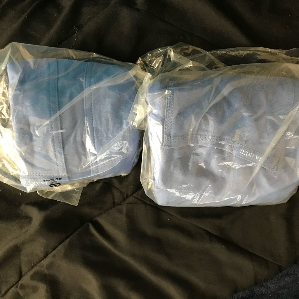 NWT Jaanuu Ceil Blue Scrub Set XXS/XXS Tall